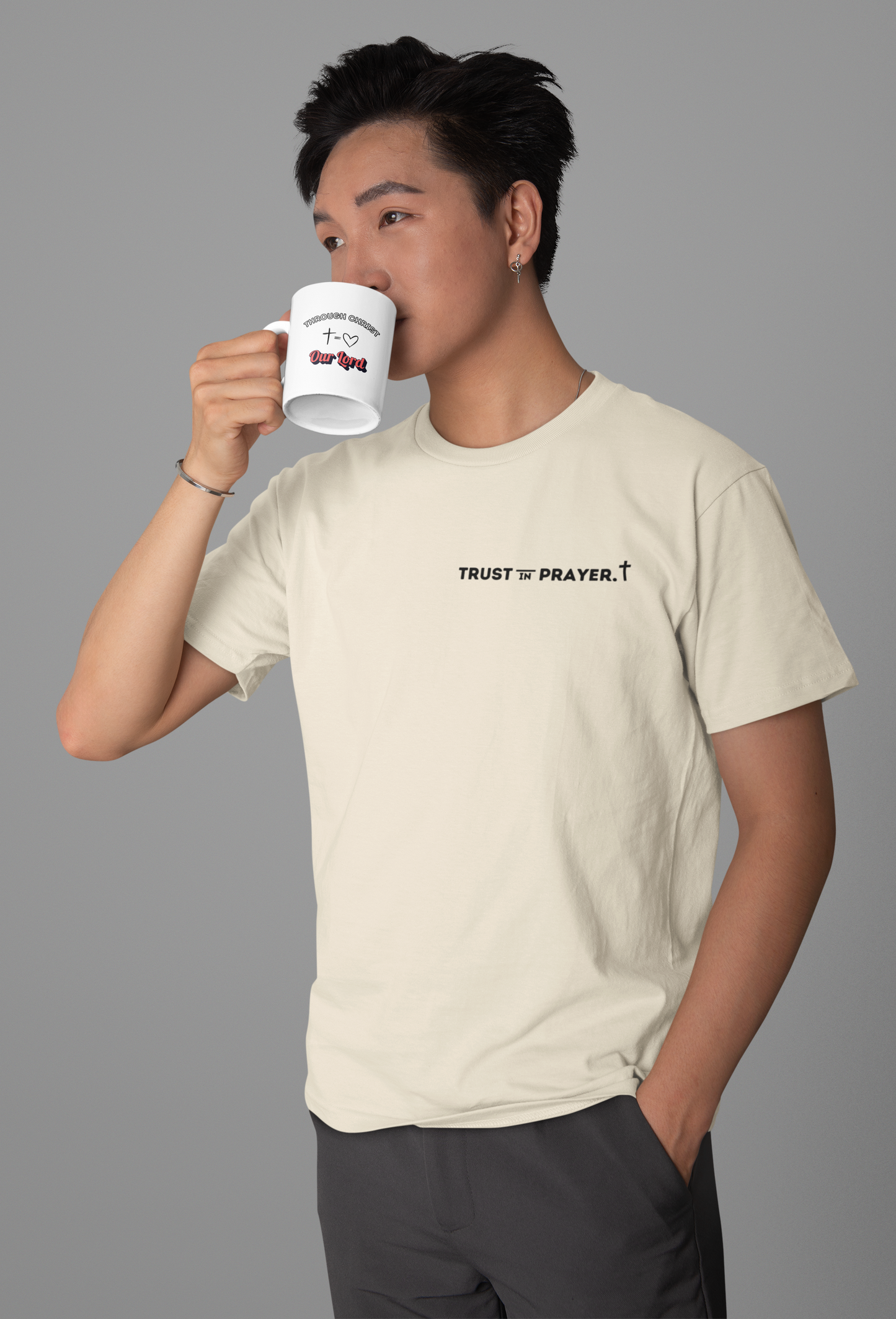 Through Christ ~ Ceramic Mug (11oz, 15oz)